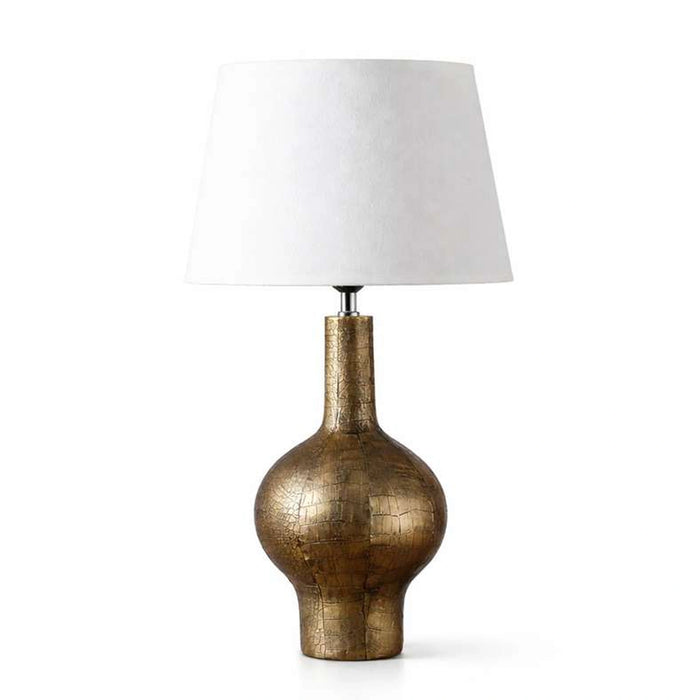 Santiago E27 Polyresin Table Lamp 37X62Cm- Gold