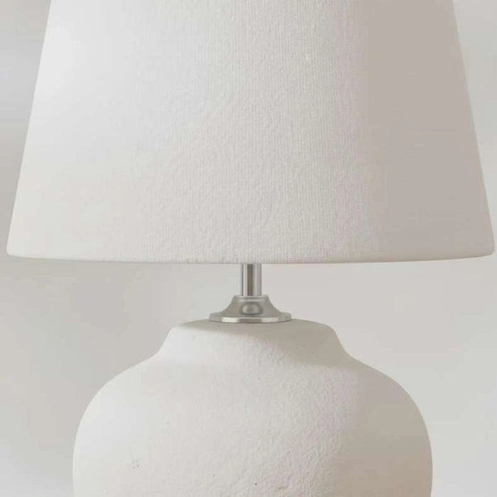 Sanvale E27 Ceramic Table Lamp 40X64Cm - White