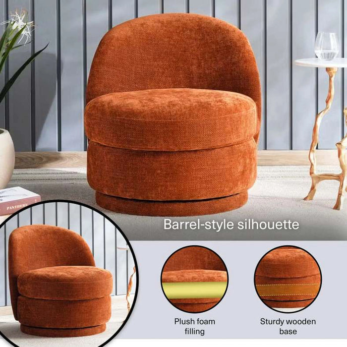Sanvo Accent Chair - Orange