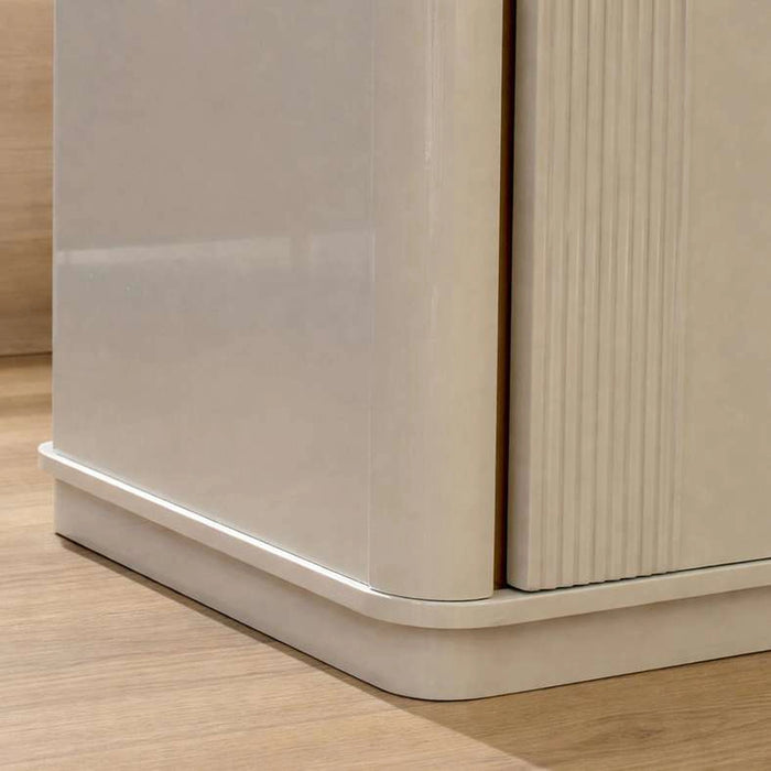 Sao Paulo 6 Door Wardrobe - Light Grey