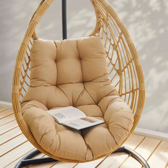 Sarra Garden Hanging Cage Swing - Natural