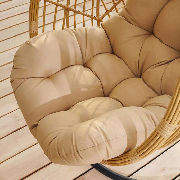 Sarra Garden Hanging Cage Swing - Natural