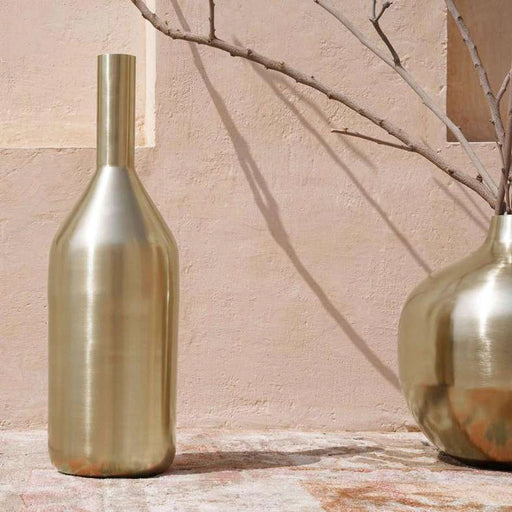 Sauve Conical Vase 15X15X48Cm-Gold PAN HOME
