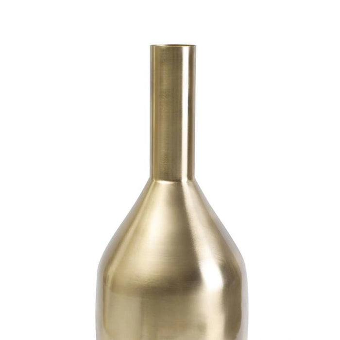 Sauve Conical Vase 15X15X48Cm-Gold