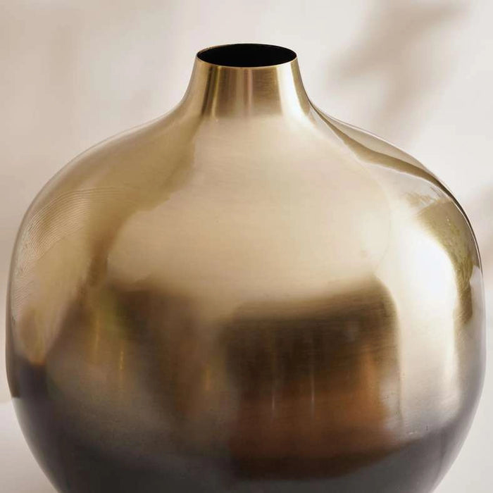 Sauve Round Belly Vase 28X28X30Cm - Black