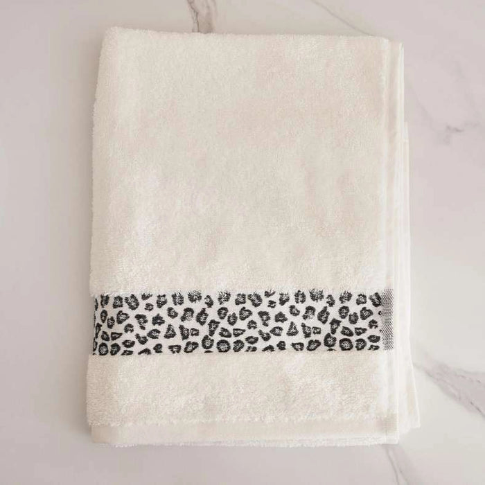 Savanna Border Jq Hand Towel 50X90Cm-Black