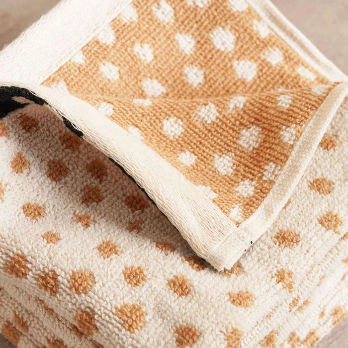 Savanna Dot 4Piece Finger Tip Towel 30X30Cm-Beige