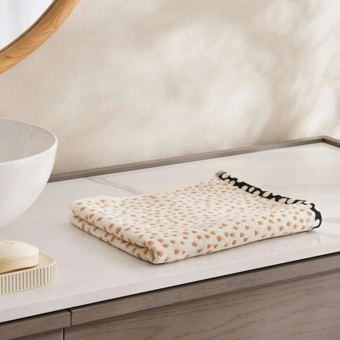 Savanna Dot Hand Towel 50X90Cm-Beige