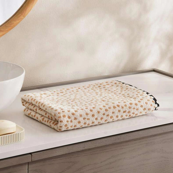 Savanna Dot Hand Towel 70X140Cm-Beige