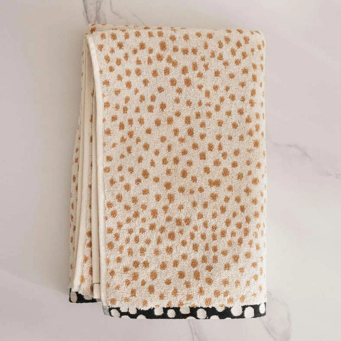 Savanna Dot Hand Towel 70X140Cm-Beige