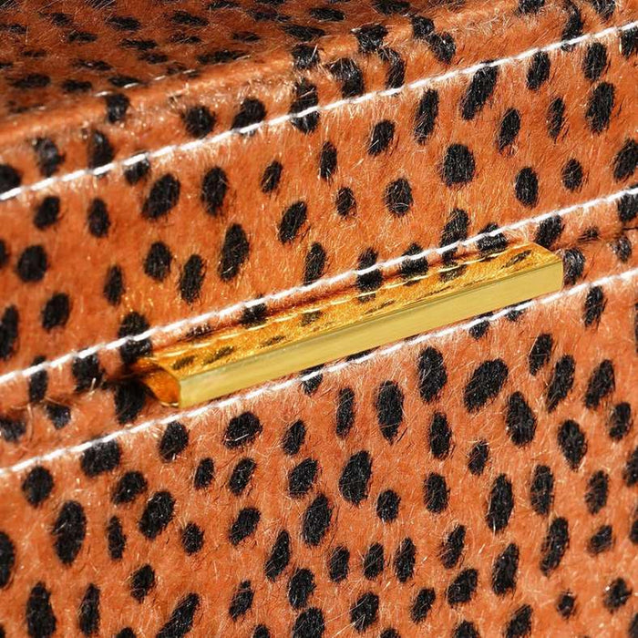 Savanna Faux Fur Decor Box 18X12X7.5Cm- Brown