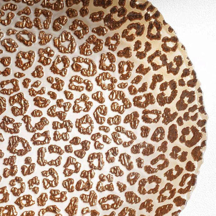 Savanna Glass Serving Platter Dia28X2Cm -Brown
