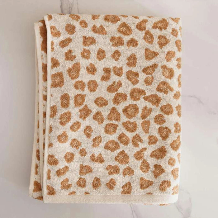 Savanna Jq Bath Sheet 90X150Cm-Brown