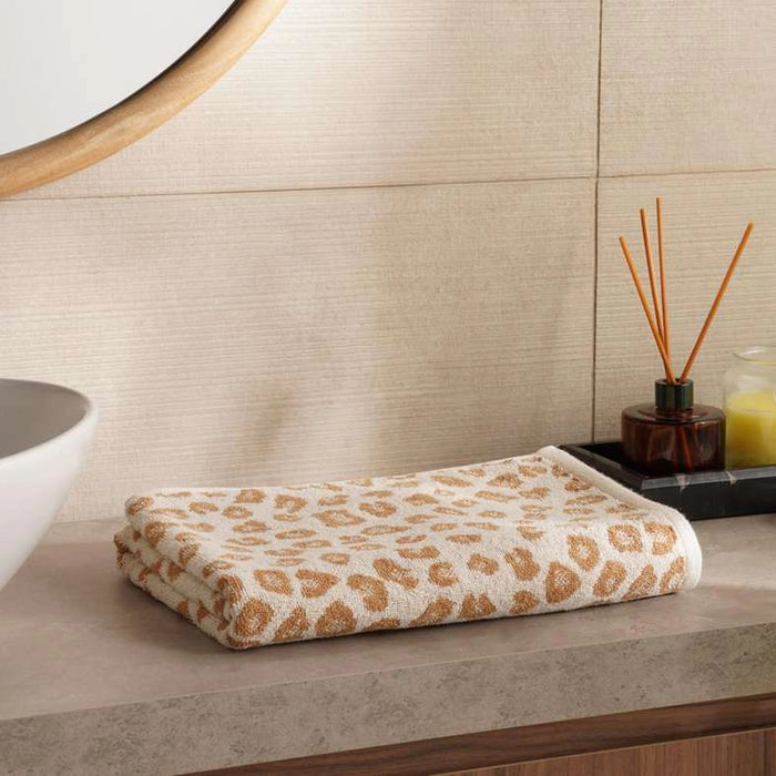 Savanna Jq Bath Towel 70X140Cm-Brown