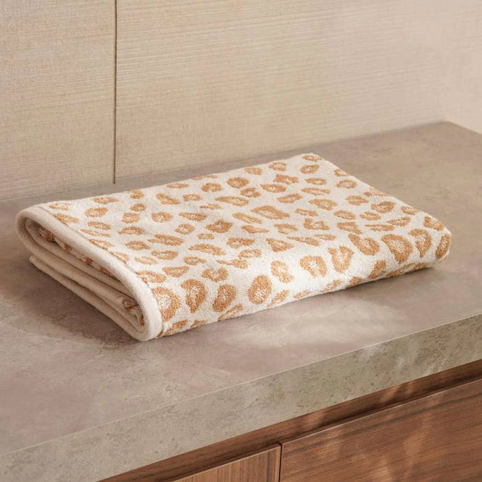 Savanna Jq Bath Towel 70X140Cm-Brown