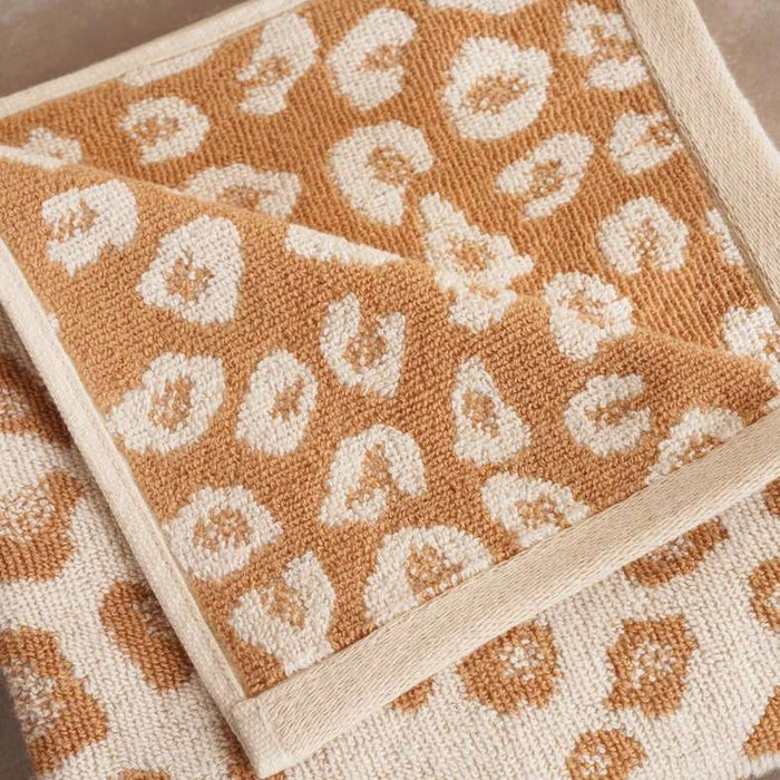 Savanna Jq Hand Towel 50X90Cm-Brown