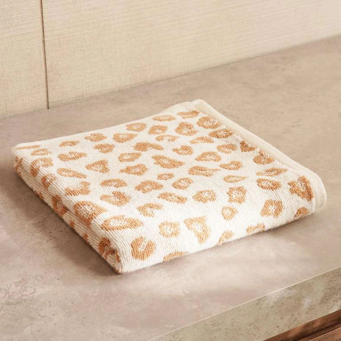 Savanna Jq Hand Towel 50X90Cm-Brown