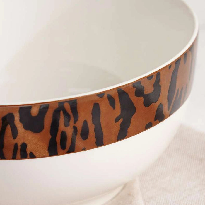 Savanna New Bone China Cereal Bowl Dia14Cm -Warm Gold & Black