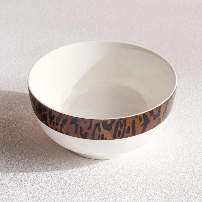 Savanna New Bone China Cereal Bowl Dia14Cm -Warm Gold & Black