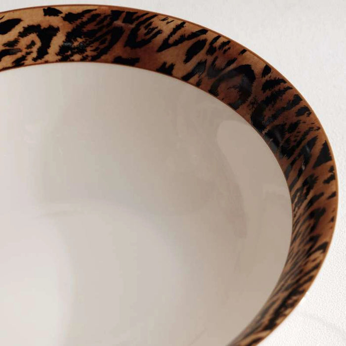 Savanna New Bone China Salad Bowl Dia22X8Cm -Warm Gold & Black