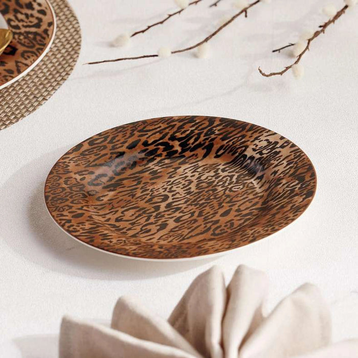 Savanna New Bone China Side Plate Dia20Cm -Warm Gold & Black