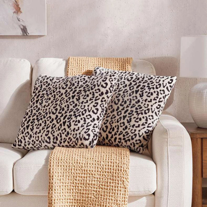 Savanna Printed 2 Piece Filled Cushion 50X50Cm - Black
