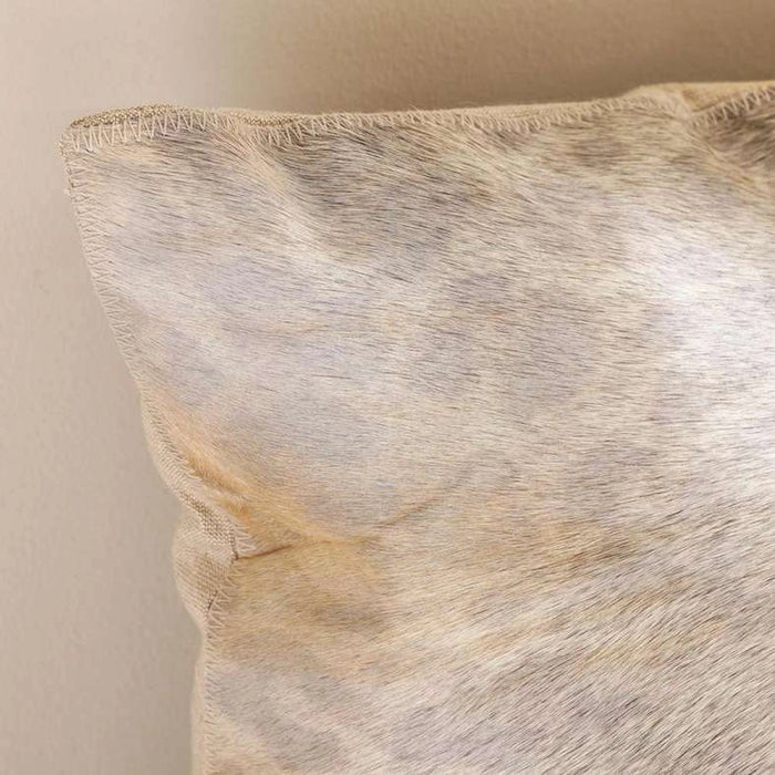 Savanna Spot Hairon Filled Cushion 50X50Cm- Grey