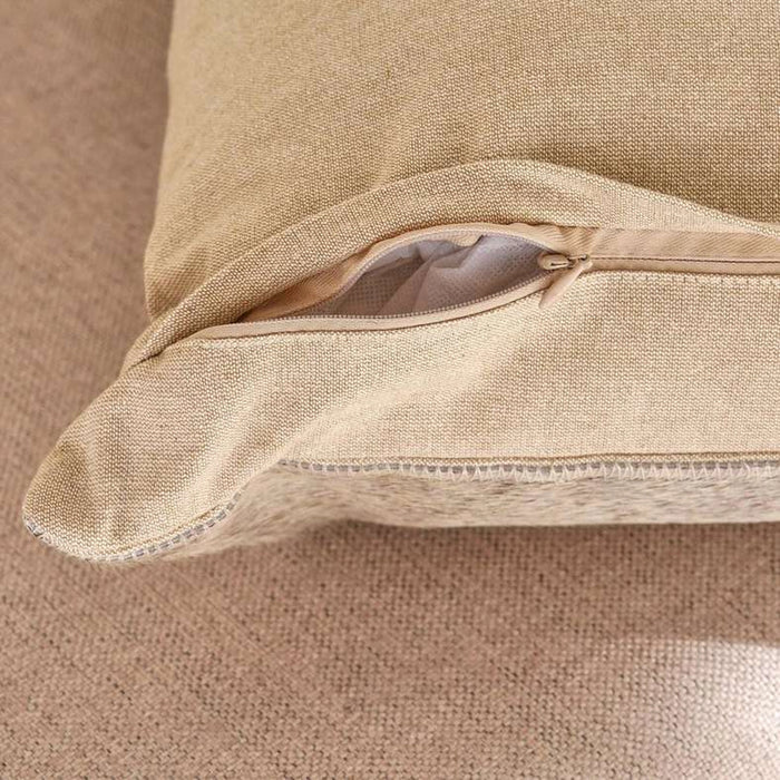 Savanna Spot Hairon Filled Cushion 50X50Cm- Grey