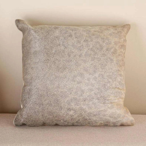 Savanna Spot Hairon Filled Cushion 50X50Cm- Grey PAN HOME