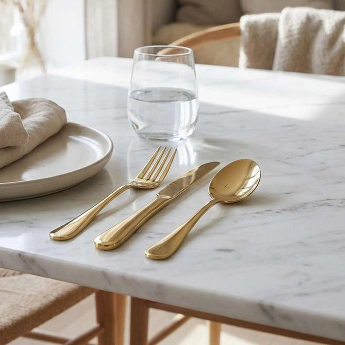 Savina 18-Piece Cutlery Set -Gold