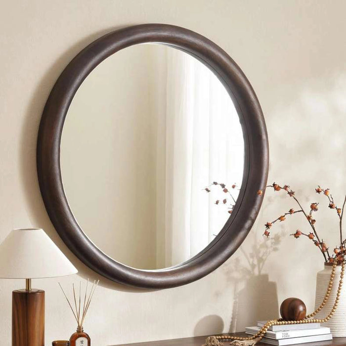 Scepter Round Dresser Mirror - Brown