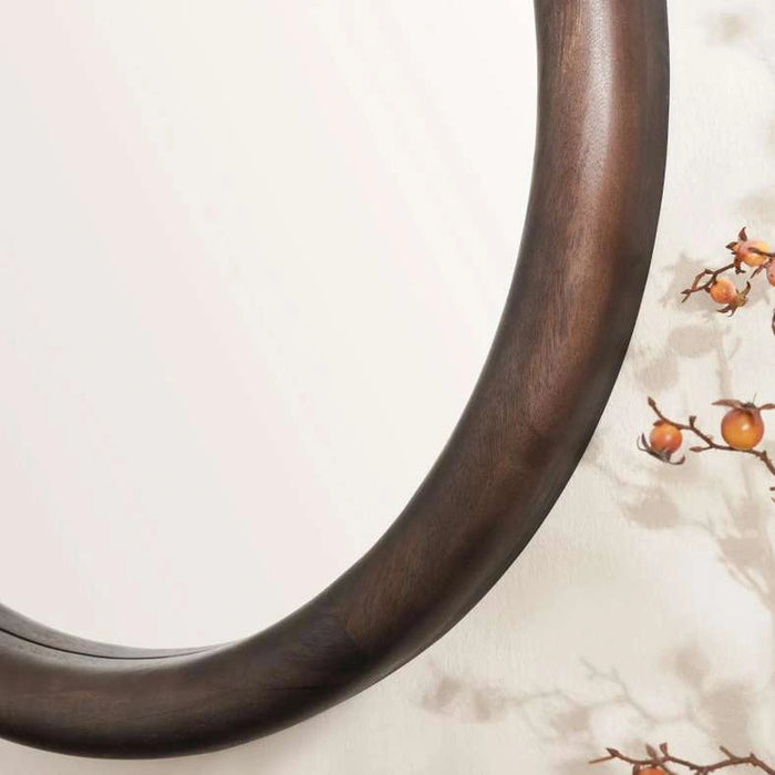 Scepter Round Dresser Mirror - Brown