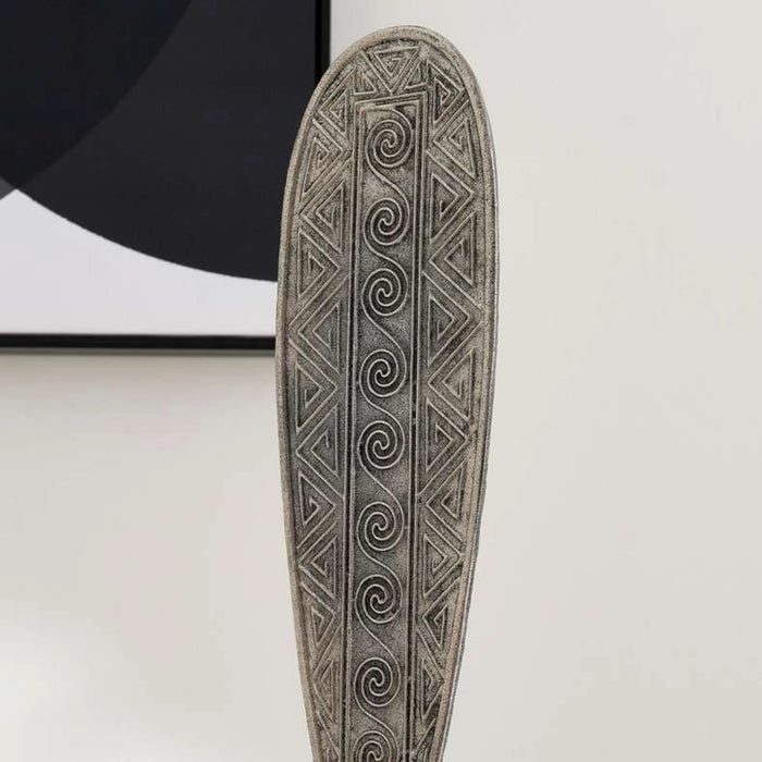 Scott Metal Decor Floor Sculpture 22X16.5X122.5Cm - Antique Nickel