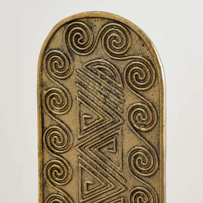 Scott Metal Decor Floor Sculpture 23X17.5X148Cm - Antique Brass