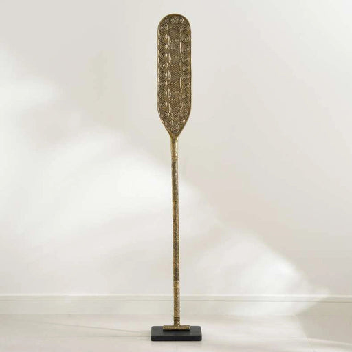Scott Metal Decor Floor Sculpture 23X17.5X148Cm - Antique Brass PAN HOME
