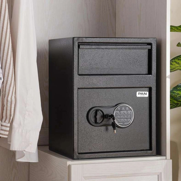 Secura Electronic Deposit Safe 45.5X34.5X30 Cm-Black