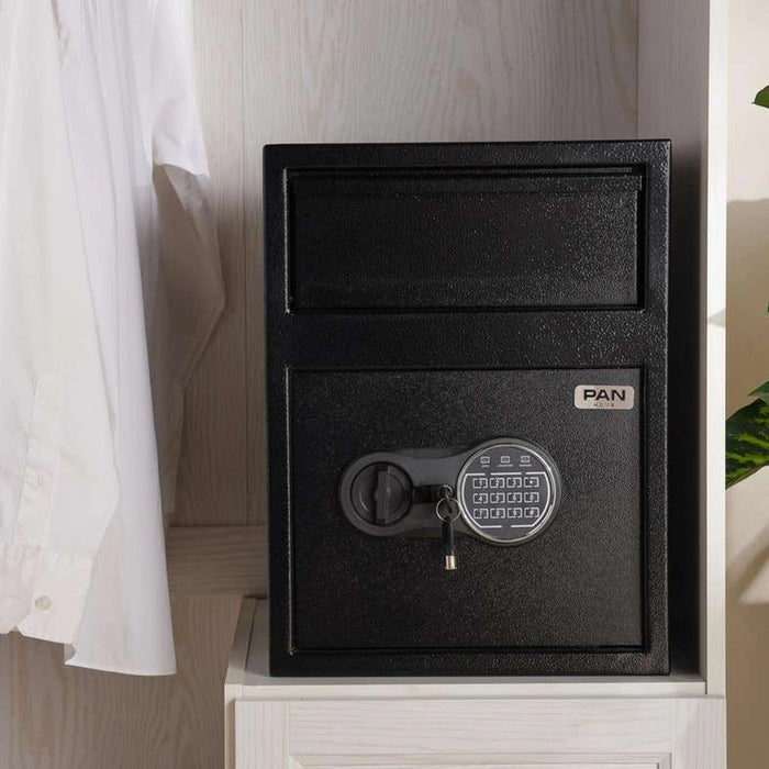 Secura Electronic Deposit Safe 45.5X34.5X30 Cm-Black