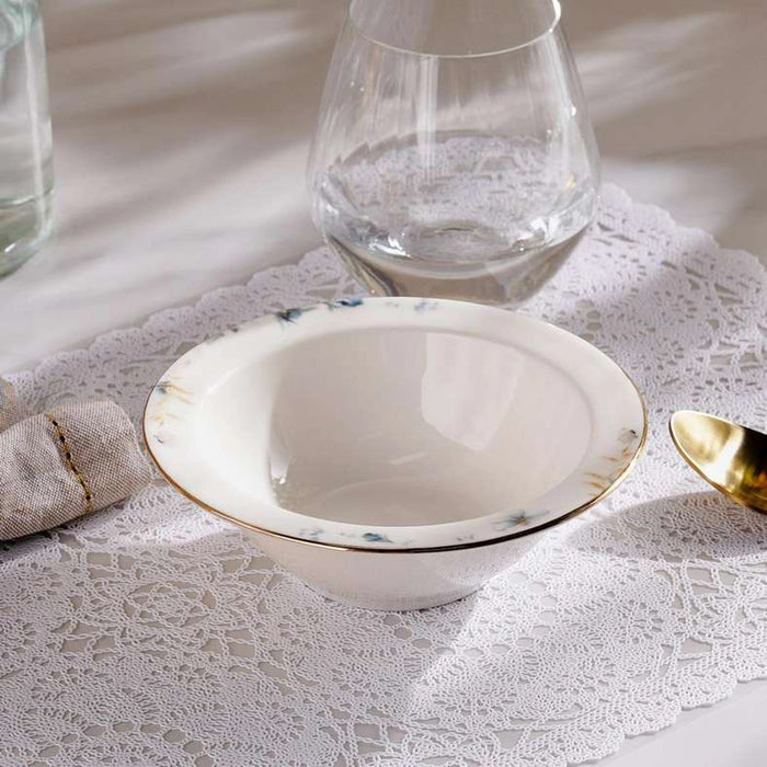 Seda Porcelain Salad Bowl Dia16Cm -White