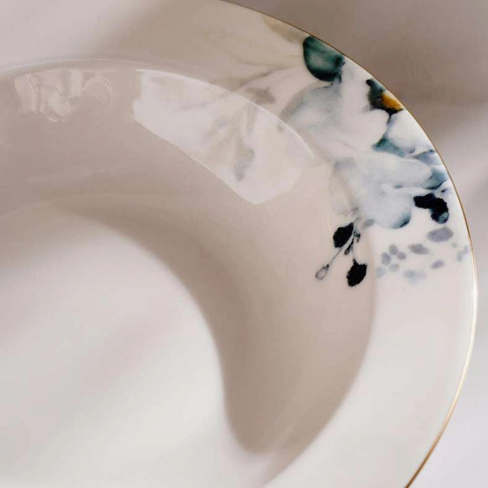 Seda Porcelain Soup Plate Dia21Cm -White