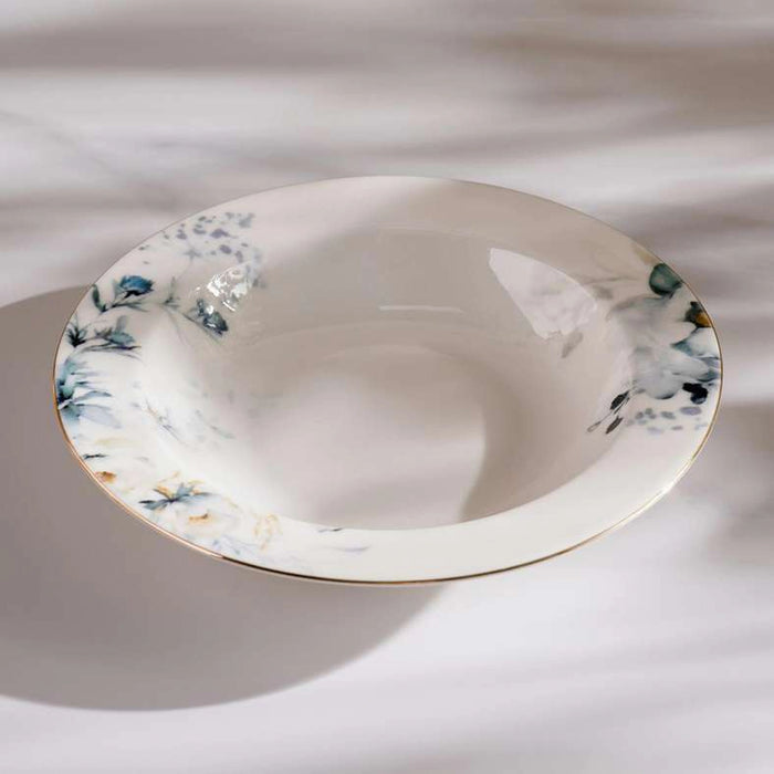 Seda Porcelain Soup Plate Dia21Cm -White