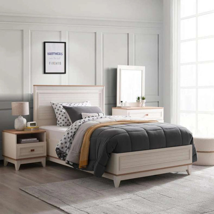 Sedir Kids Single Bed 120X200 Cm - Cream