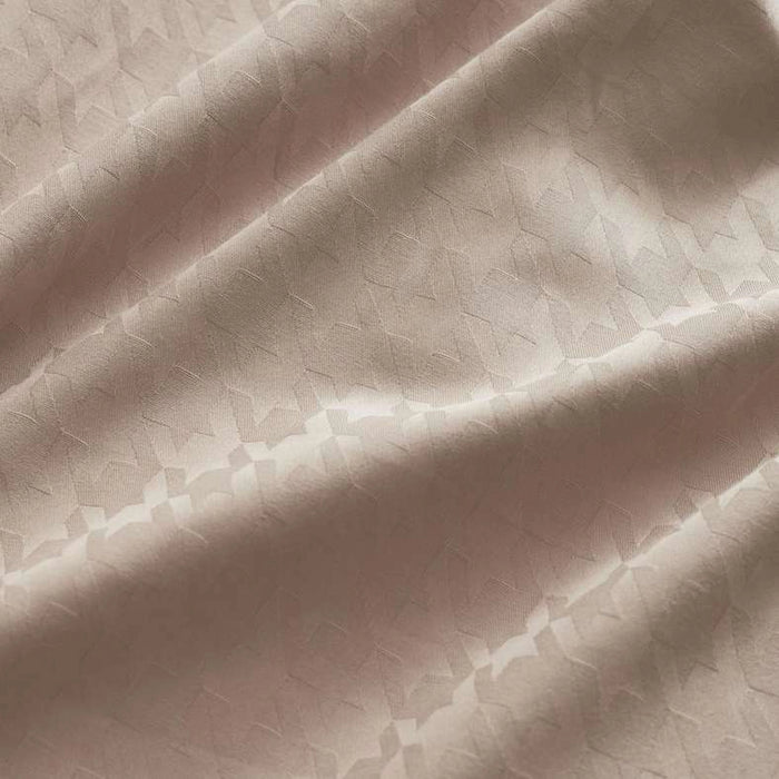 Sefina 3-Piece 400Tc Cotton Jacquard Queen Comforter Set 200X240Cm - Beige