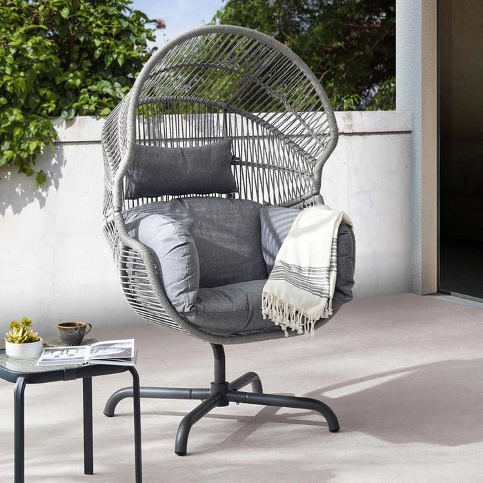 Sefina Swivel Chair - Grey