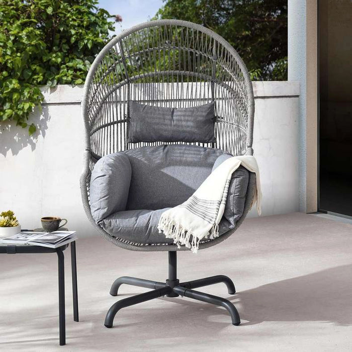 Sefina Swivel Chair - Grey