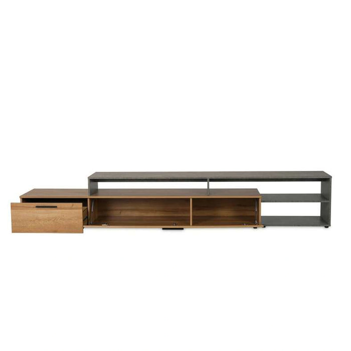 Selangor Tv Unit Upto 80 Inches - Natural Grey