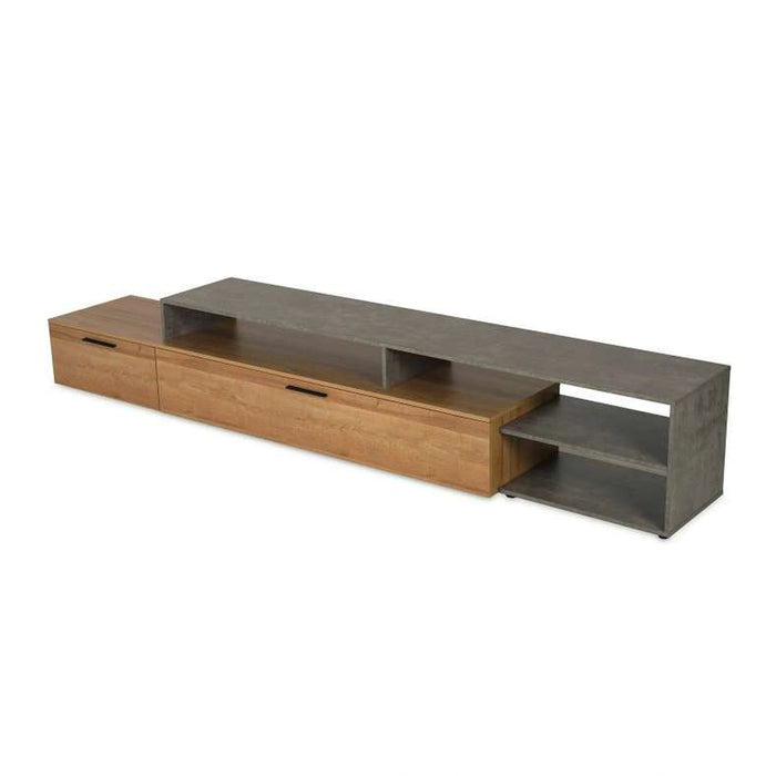 Selangor Tv Unit Upto 80 Inches - Natural Grey