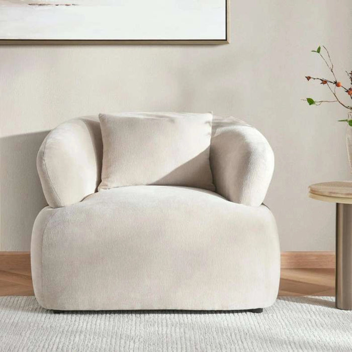 Selene Single Seater Sofa - Beige