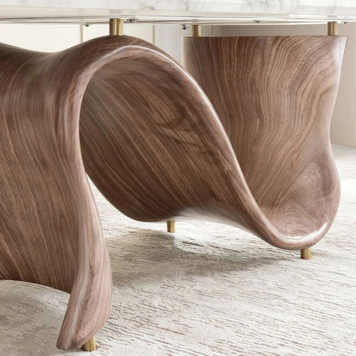 Senenea 8 Seater Dining Table - Grey Walnut