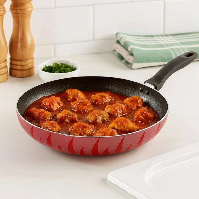 Senstan Flame Fry Pan Dia28Cm -Red