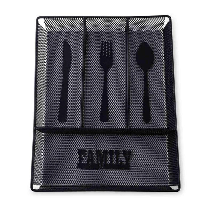 Sentra Cutlery Organizer 33X26X5Cm - Black